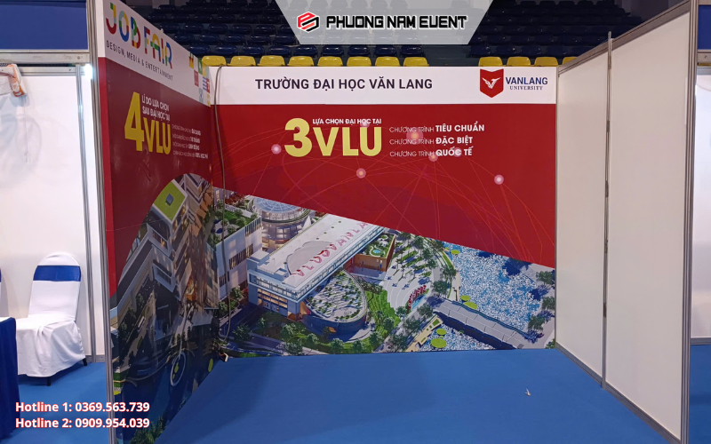Gian hàng triển lãm Phương Nam Event lắp đặt