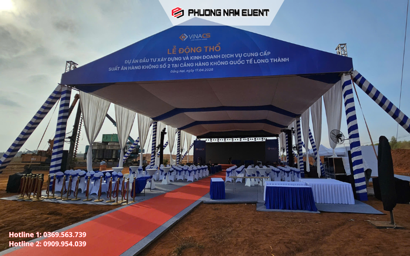 Hình ảnh nhà bạt tại Phương Nam Event