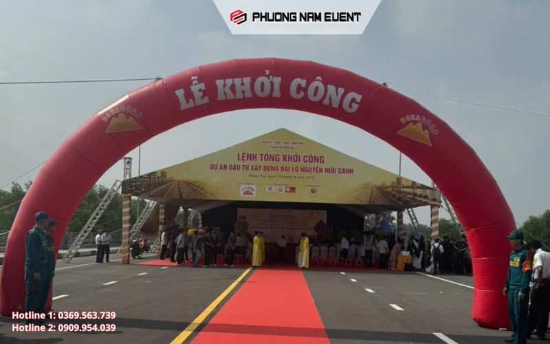 Hạng mục cổng hơi sự kiện
