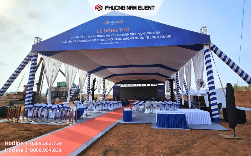 Hình ảnh nhà bạt tại Phương Nam Event