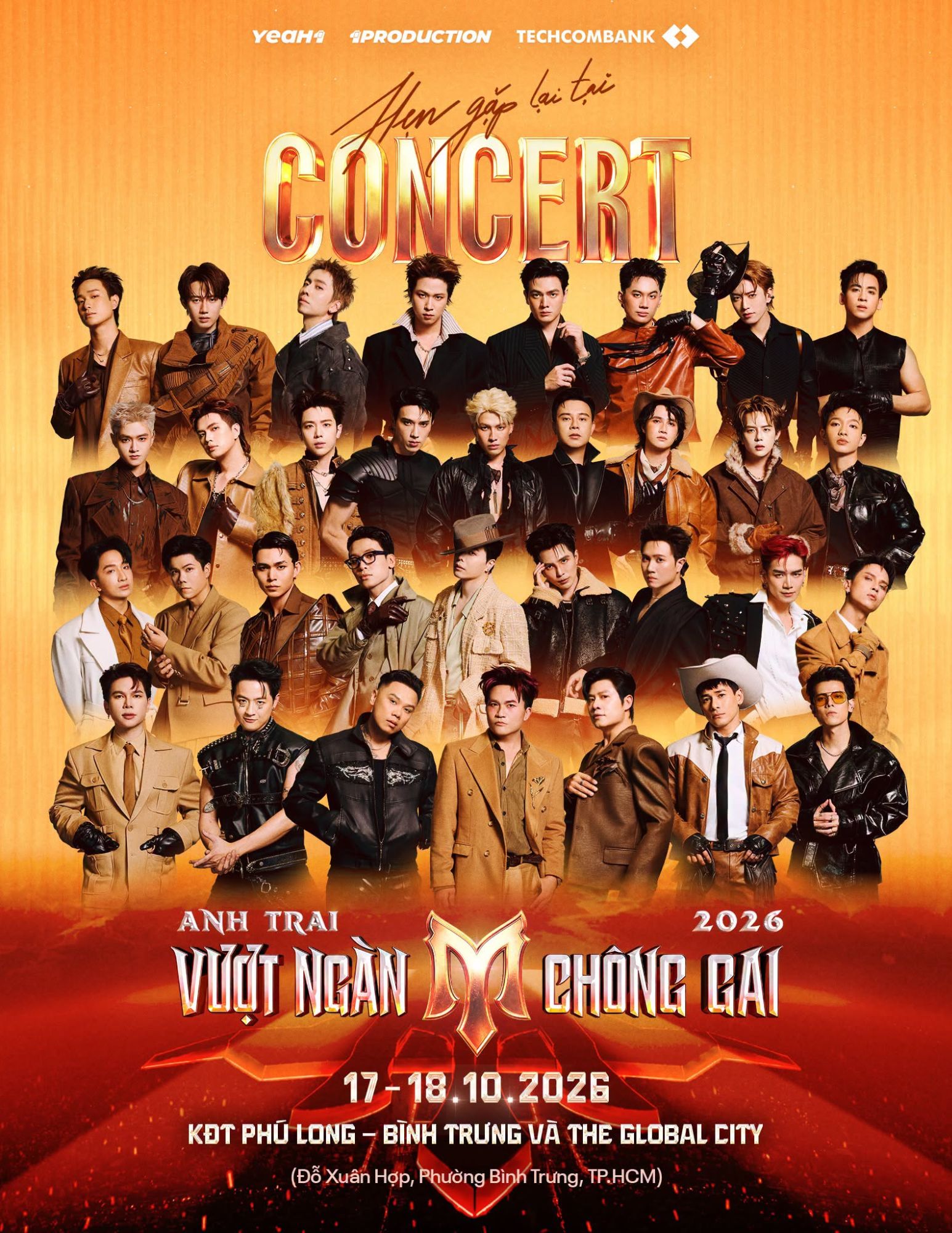 Lộ diện 33 Anh Tài Tại Concert Anh Trai Vượt Ngàn Chông Gai 2026 (Nguồn: Fanpage Anh Trai Vượt Ngàn Chông Gai)