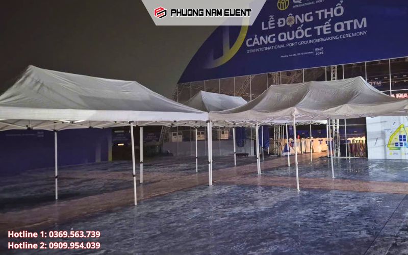 Hình ảnh nhà bạt trụ tròn tại Phương Nam Event