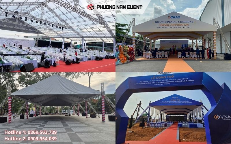 Hình ảnh nhà bạt sự kiện tại Phương Nam Event