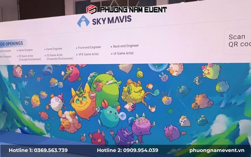 Backdrop sự kiện Phương Nam Event đã thi công