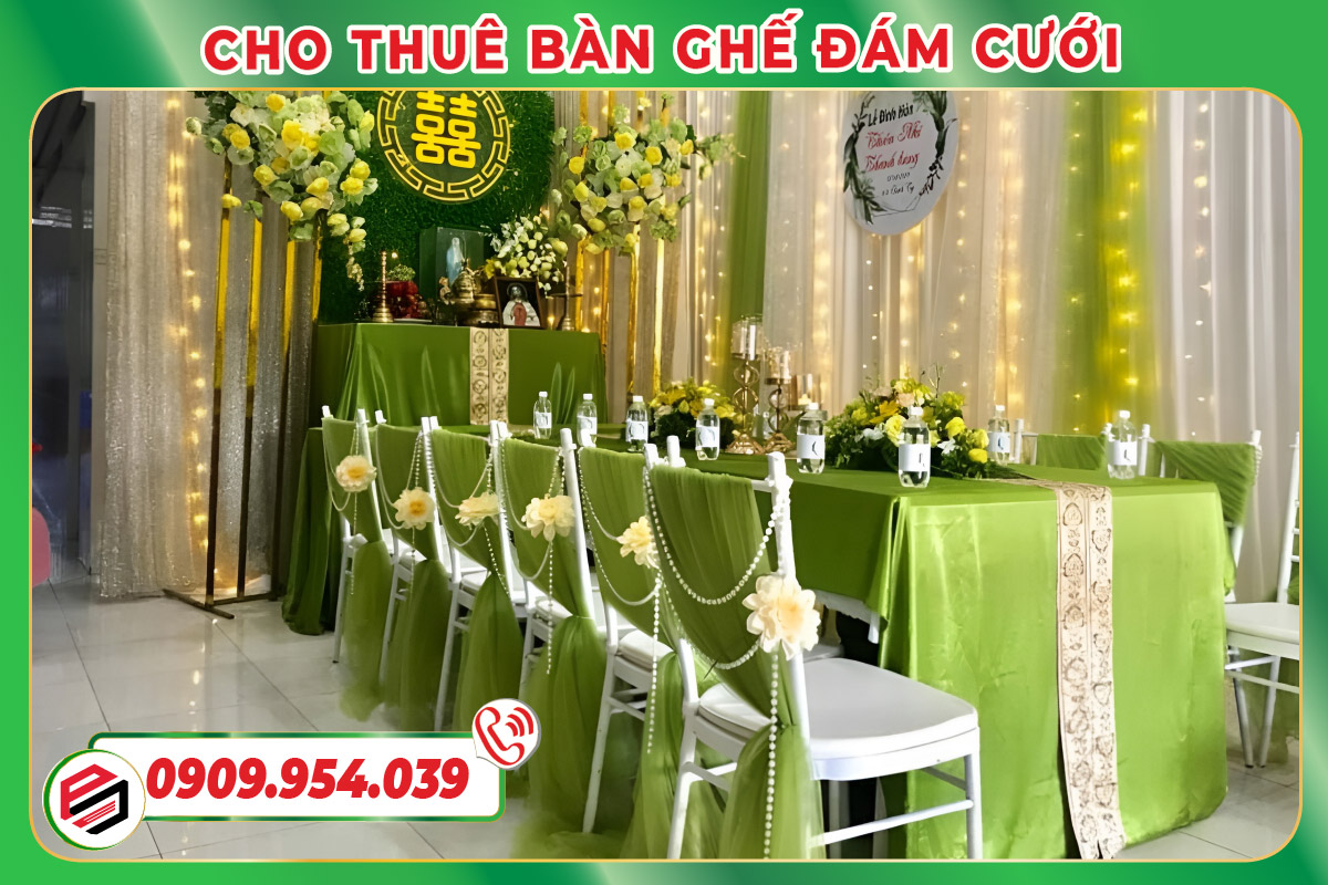 Bàn Ghế Đám Cưới