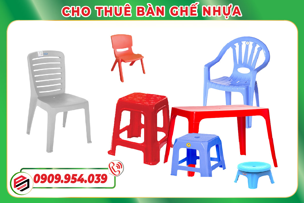 Bàn ghế nhựa