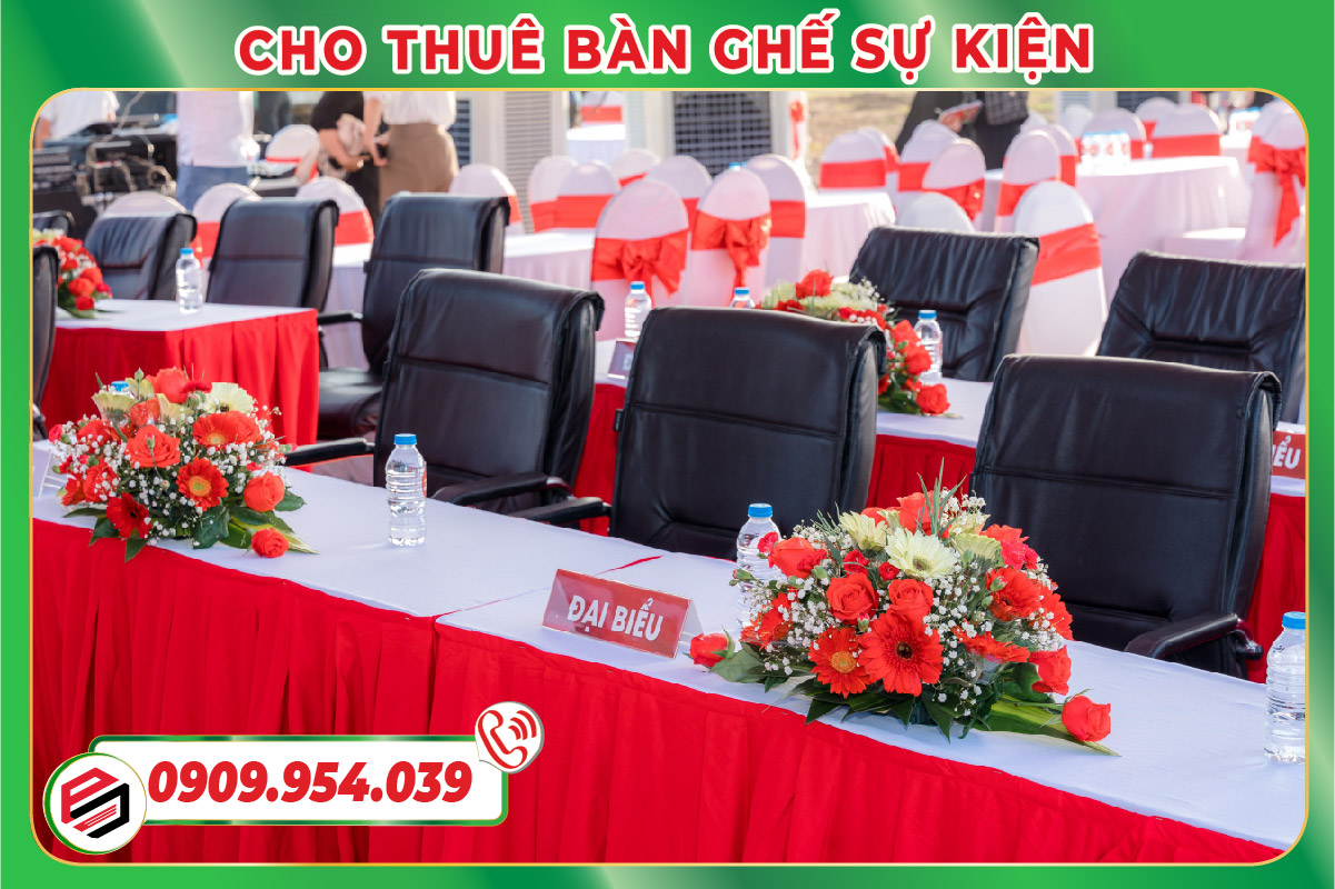 Bàn ghế sự kiện