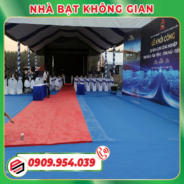 Nhà bạt không gian tổ chức Lễ Khởi Công Nhà bạt không gian tổ chức Lễ Khởi Công