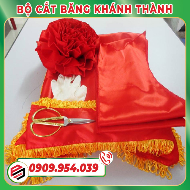 Bộ Dụng Cụ Cắt Băng Khai Trương Khánh Thành