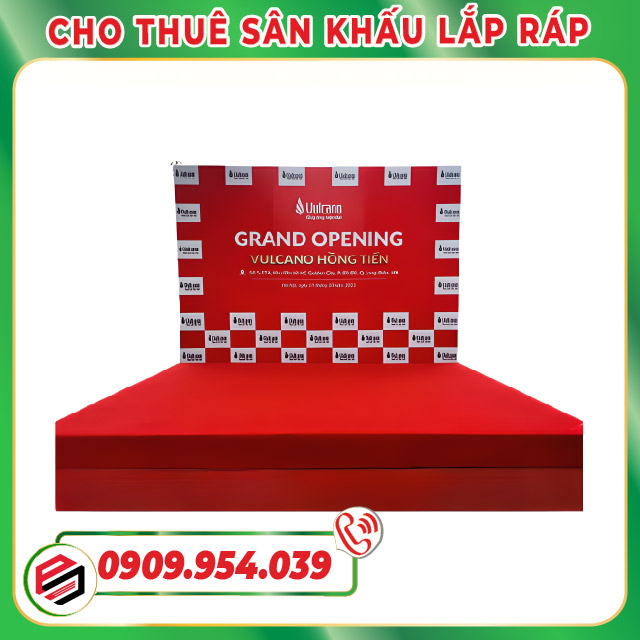 Stage rental with red carpet Stage rental with red carpet