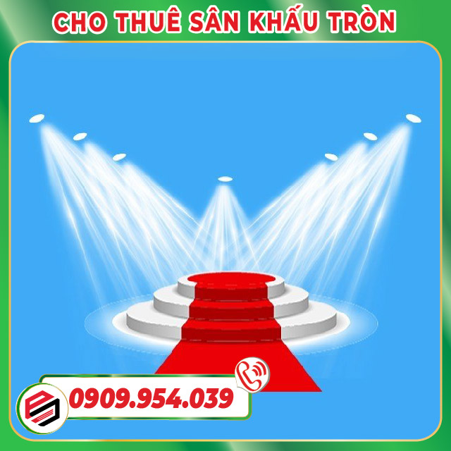 Bản vẽ 3D sân khấu tròn