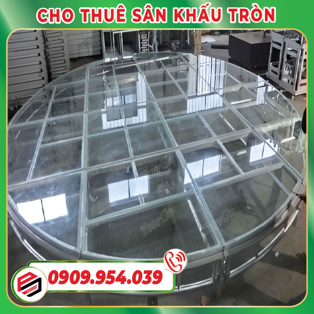 Cho thuê sân khấu tròn trong suốt