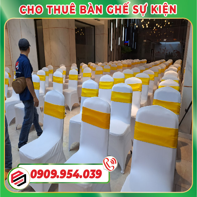 Cho thuê bàn ghế đại biểu