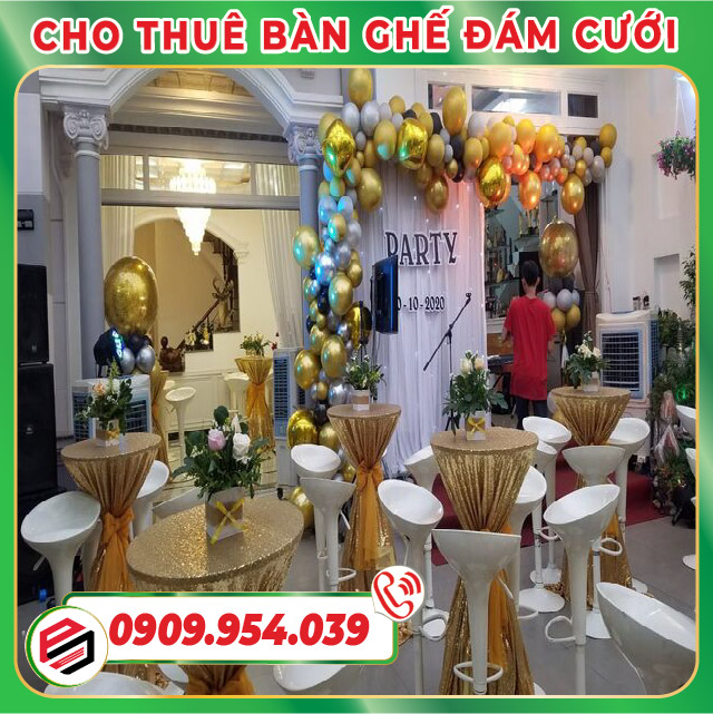 Cho thuê bàn ghế Bar - Cocktail đám cưới