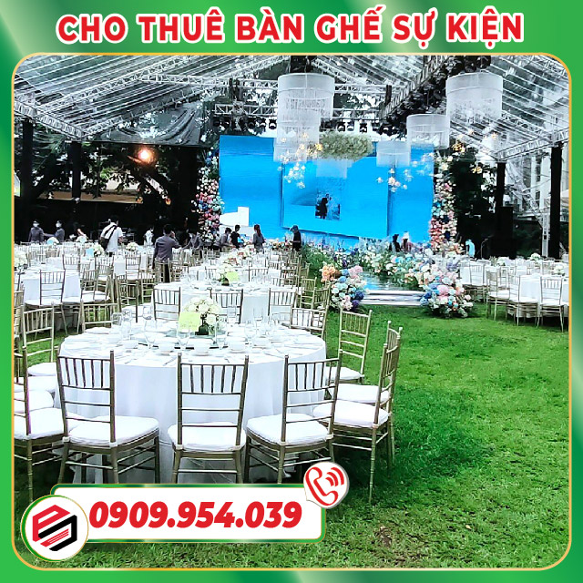 Cho thuê bàn ghế đám cưới