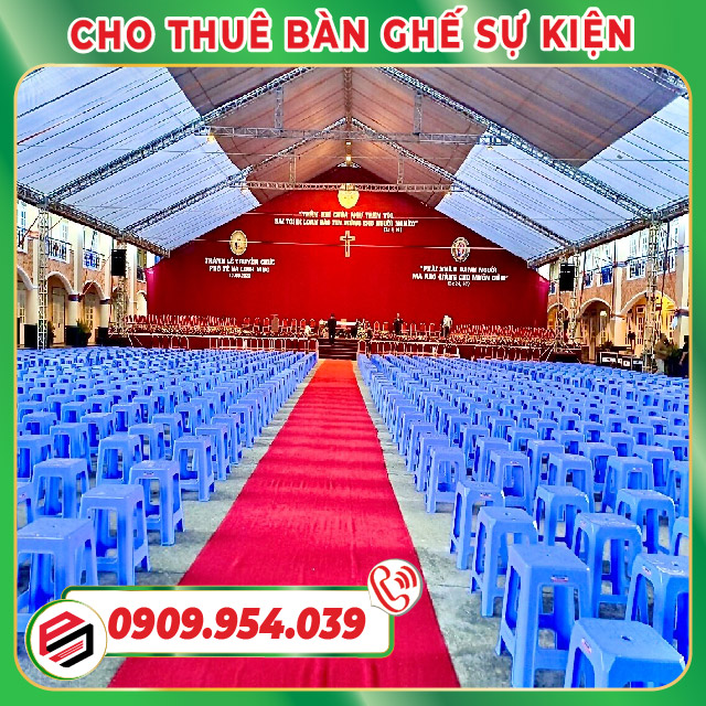 Cho thuê bàn ghế nhựa sự kiện Cho thuê bàn ghế nhựa sự kiện