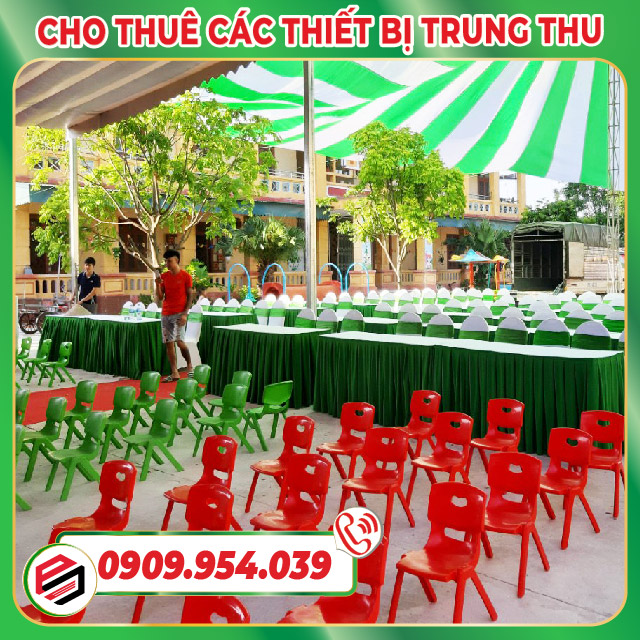 Cho thuê bàn ghế Trung thu