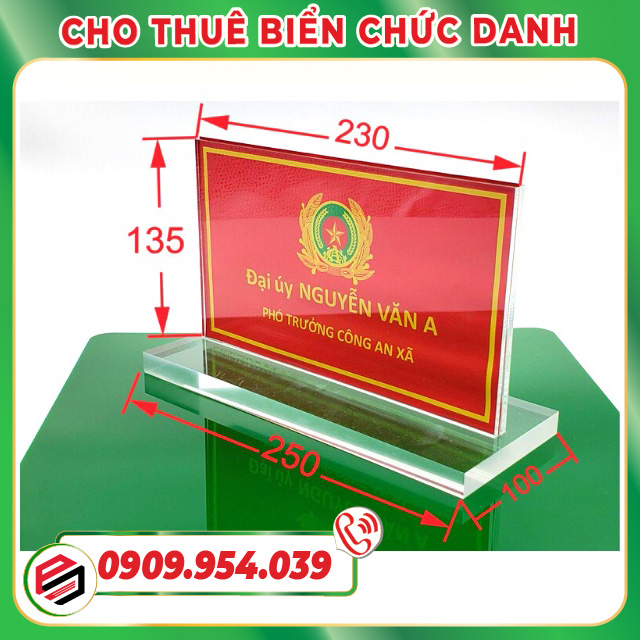 Kích Thước Biển Chức Danh Mica Để Bàn Kích Thước Biển Chức Danh Mica Để Bàn