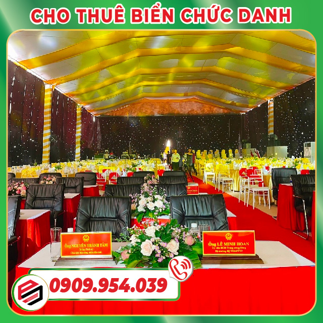 Cho Thuê Biển Chức Danh Cho Thuê Biển Chức Danh