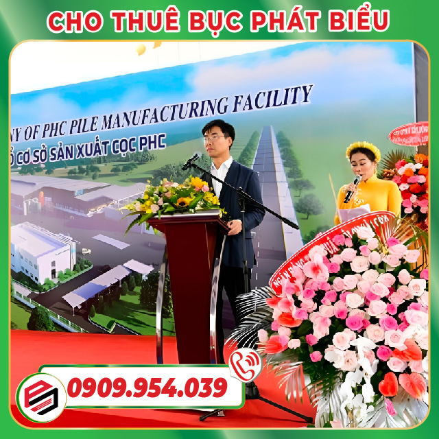 Cho thuê bục phát biểu