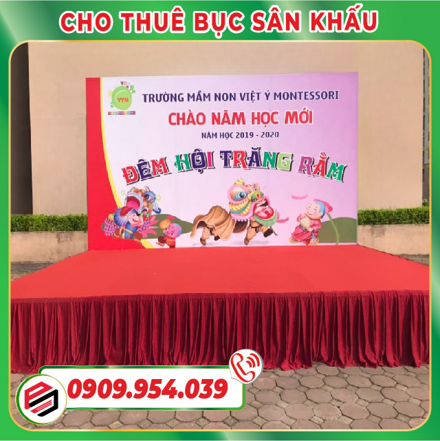 Rental and construction of preschool stage podiums