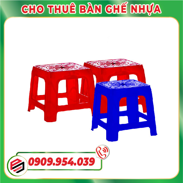 Cho thuê ghế nhựa thấp Cho thuê ghế nhựa thấp
