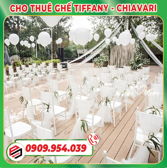 Decorate Tiffany chairs for outdoor parties Decorate Tiffany chairs for outdoor parties