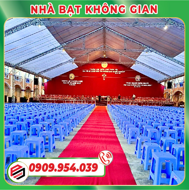 Nhà bạt không gian khẩu độ 27m