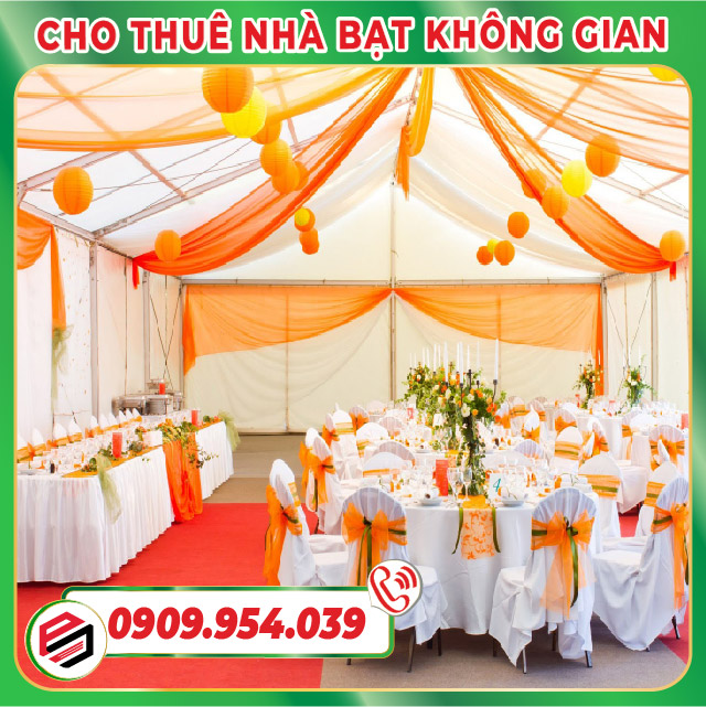 Unique Space Inside the Event Tent