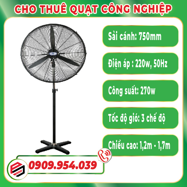 Cho thuê quạt đứng công nghiệp Cho thuê quạt đứng công nghiệp