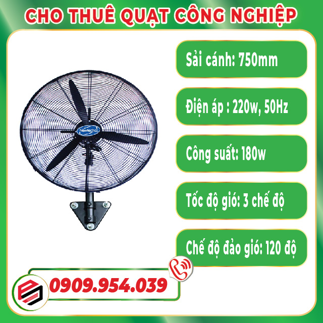 Cho thuê quạt treo tường công nghiệp Cho thuê quạt treo tường công nghiệp
