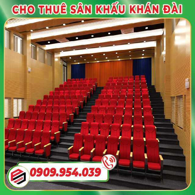 Sân khấu khán dài hội trường Sân khấu khán dài hội trường