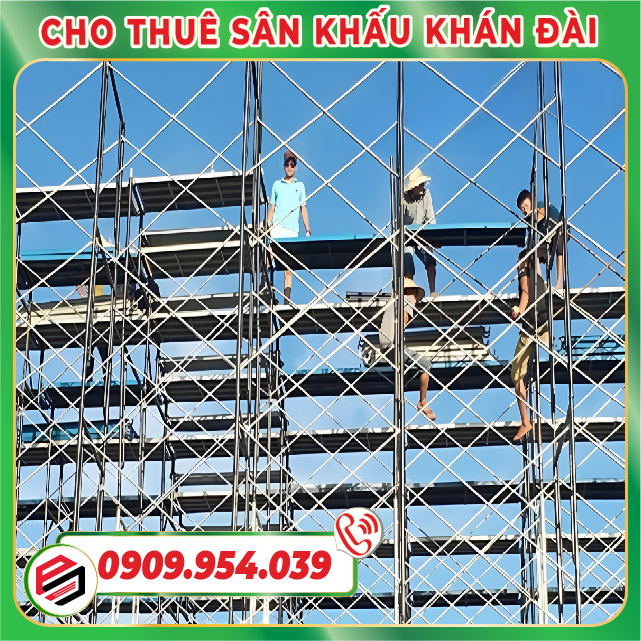 Sân khấu khán đài sử dụng layer truss Sân khấu khán đài sử dụng layer truss