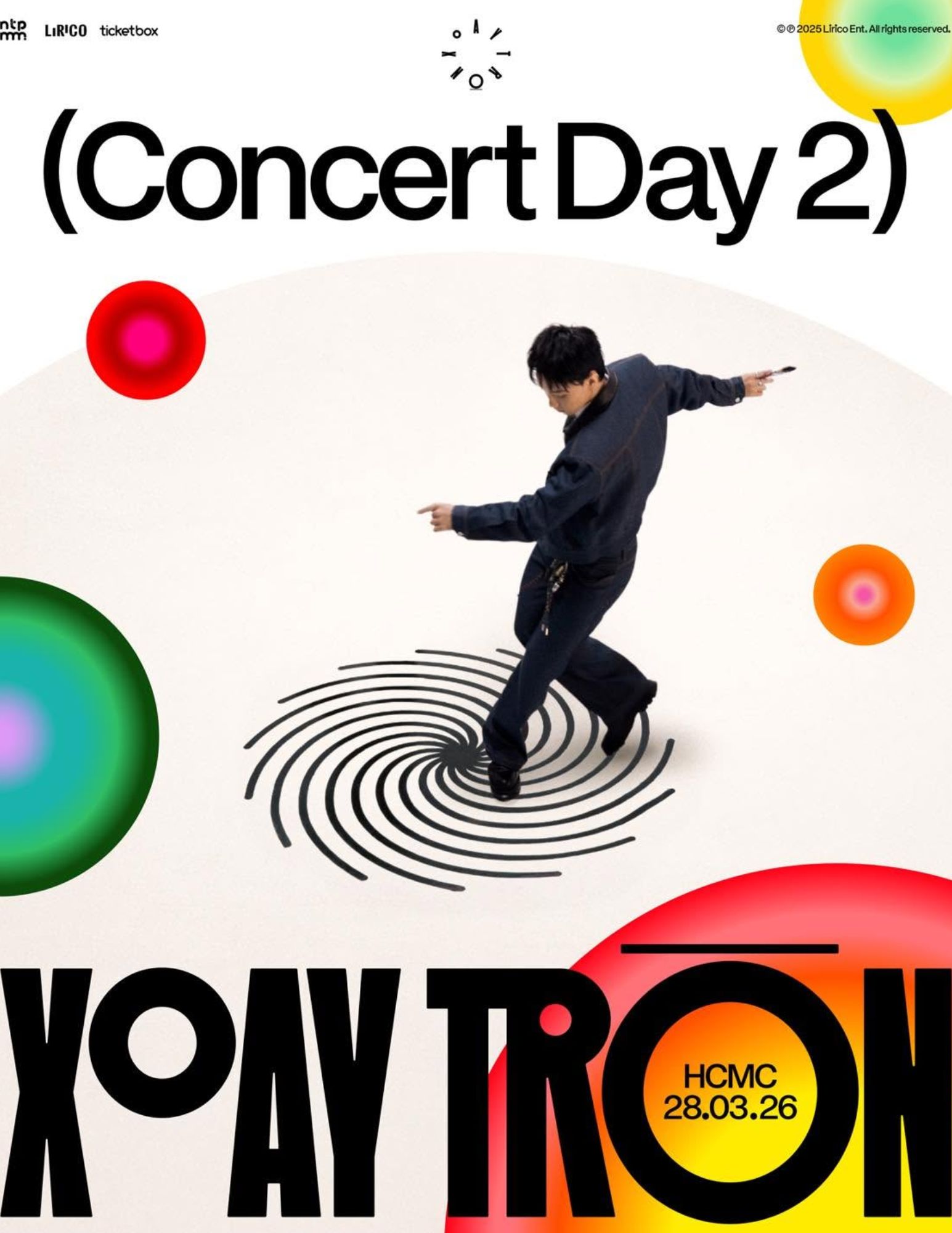 Concert Xoay Tròn Hoàng Dũng 2026 (Nguồn: Fanpage: Hoàng Dũng)