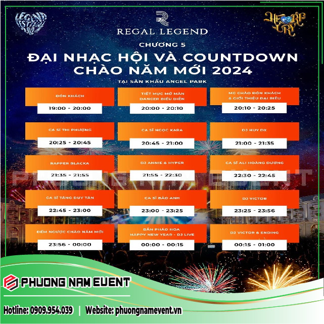 “Quẩy” Countdown Party 2024 Tại TPHCM Hà Nội Đà Nẵng