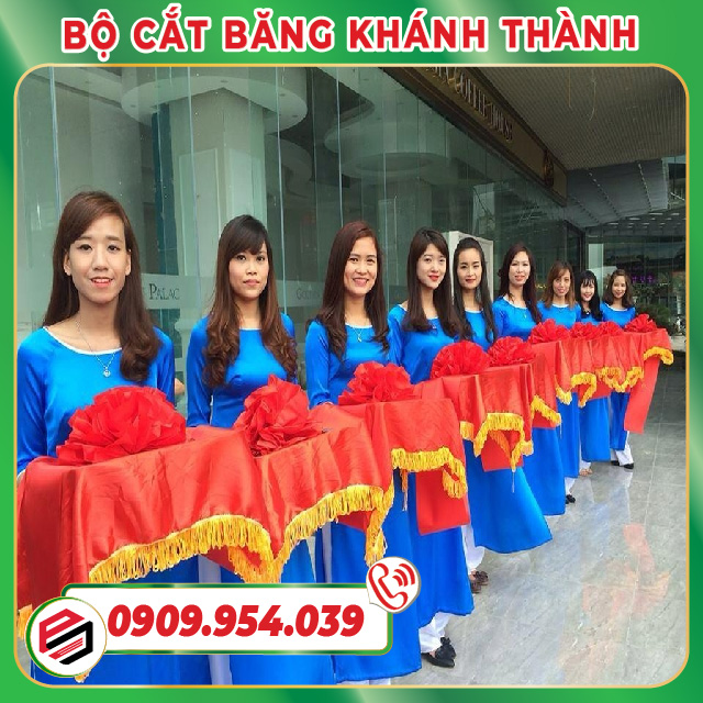Bộ Cắt Băng Khánh Thành Và PG