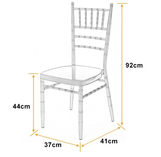 Size of Tiffany Phuong Nam Event chairs Size of Tiffany Phuong Nam Event chairs