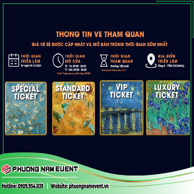 Ticket Limits for Van Gogh Exhibition in Vietnam