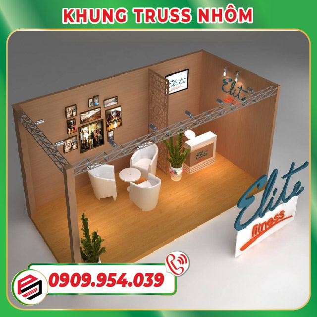Gian Hàng Triển Lãm Khung Truss Nhôm