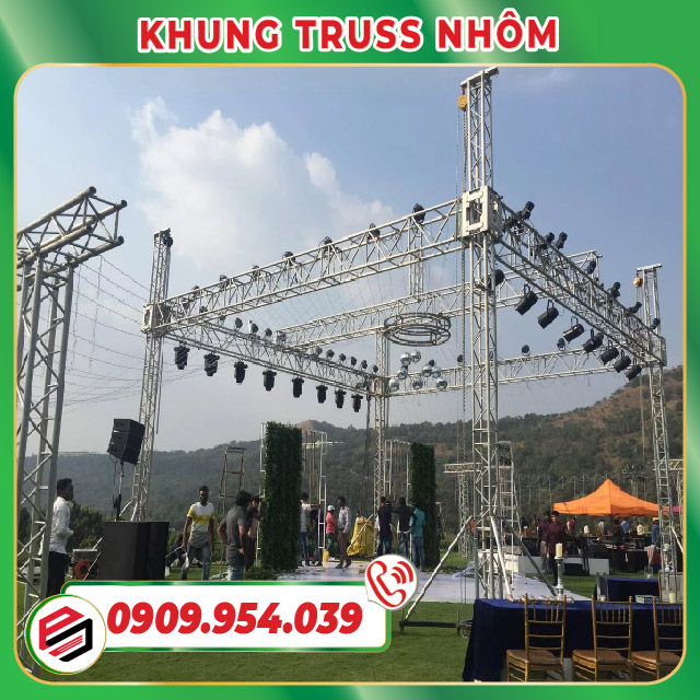 Giàn Treo Âm Thanh, Ánh Sáng Khung Truss Nhôm