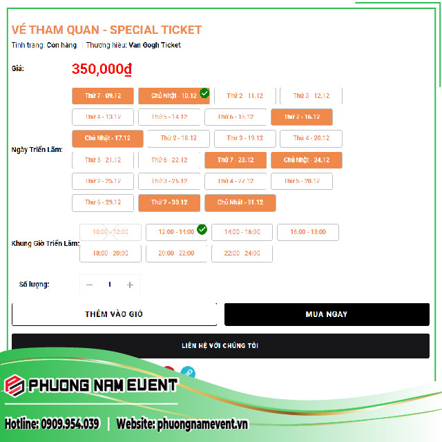 Giới Hạn Số Lượng Người Tham Quan Triển Lãm Trong Cùng 1 Suất