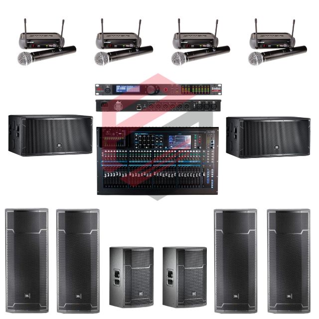 Gói thuê âm thanh 200 - 300 khách