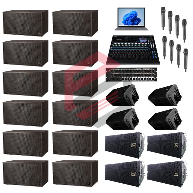 Gói thuê âm thanh 1000 - 1500 khách