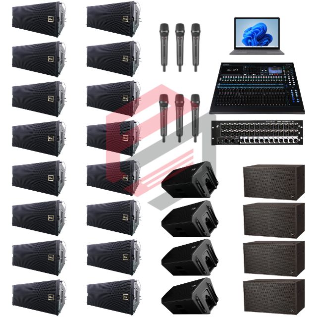 Gói thuê âm thanh 2000 - 2500 khách