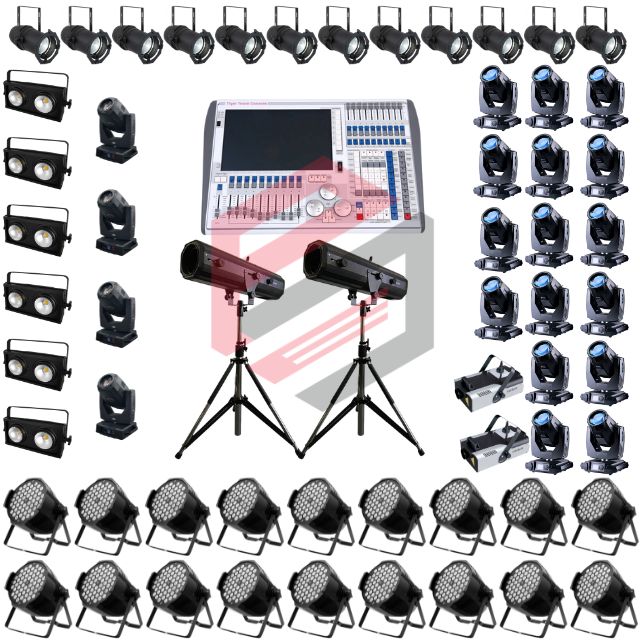 Gói thuê ánh sáng sân khấu biểu diễn 1