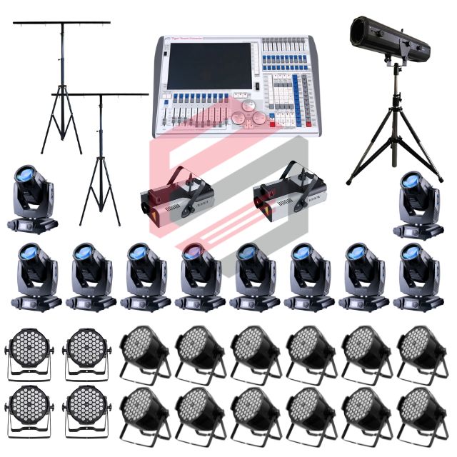 Gói thuê ánh sáng sân khấu trung cấp 1