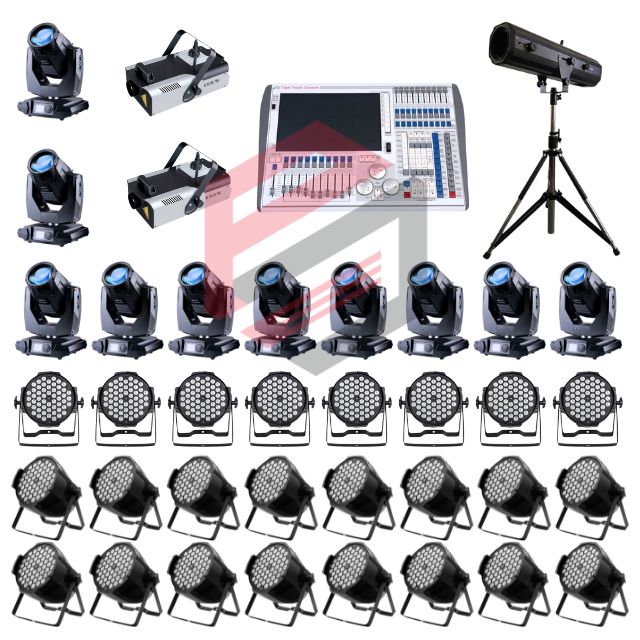 Gói thuê ánh sáng sân khấu trung cấp 2