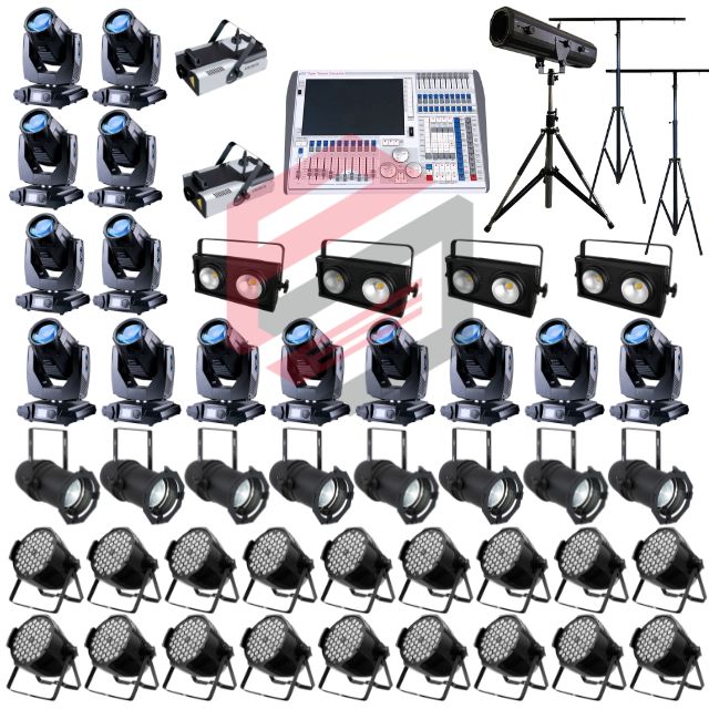 Gói thuê ánh sáng sân khấu trung cấp 3