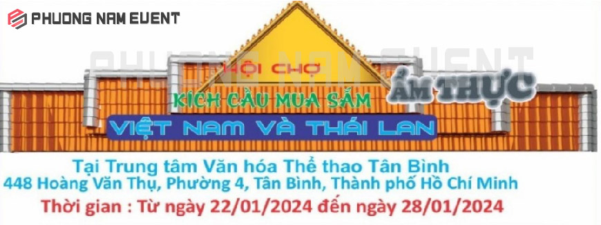 Vietnam - Thailand Cuisine Shopping Stimulus Fair 2024 in Tan Binh