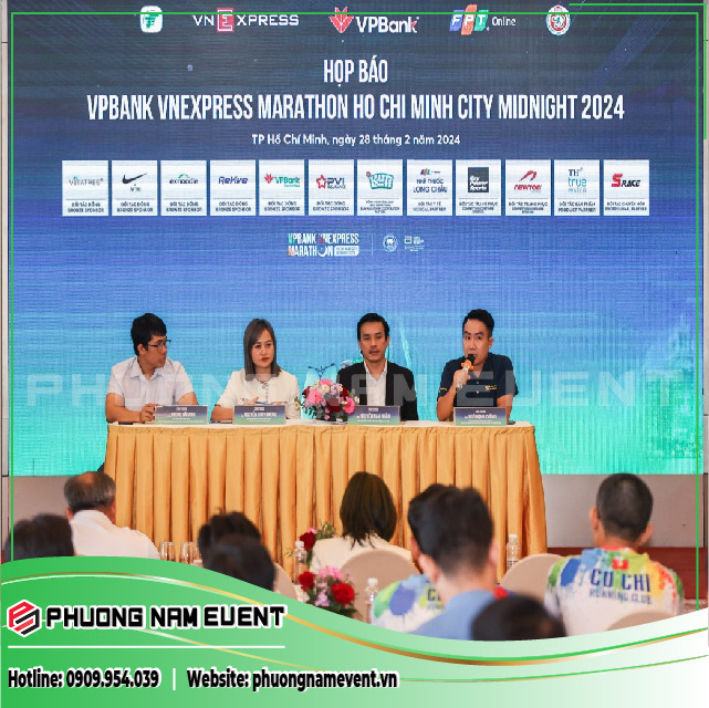 VPBank VnExpress Marathon Ho Chi Minh City Midnight 2024 press conference VPBank VnExpress Marathon Ho Chi Minh City Midnight 2024 press conference